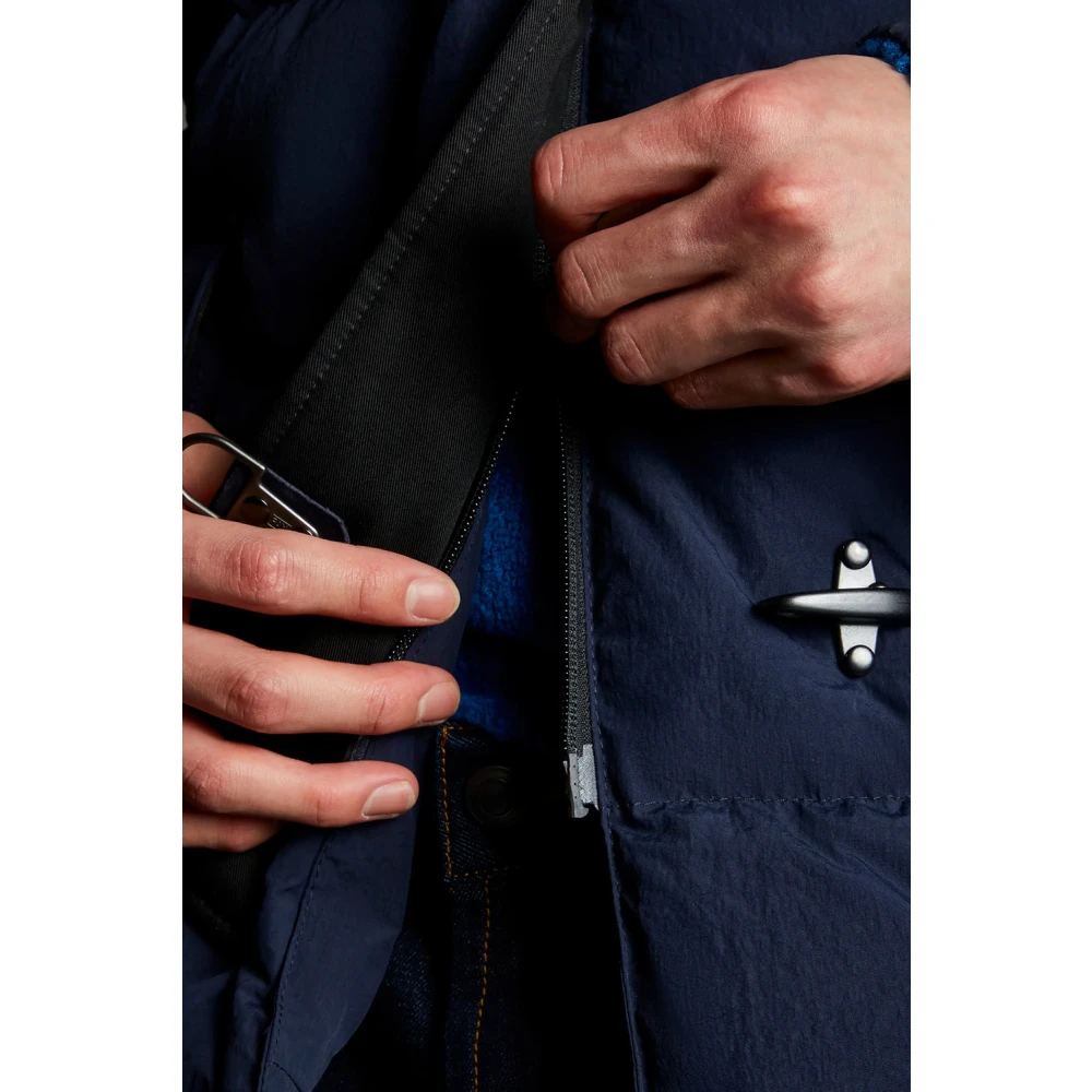 Fay Blauwe Dubbele Voorkant Pufferjas Blue Heren
