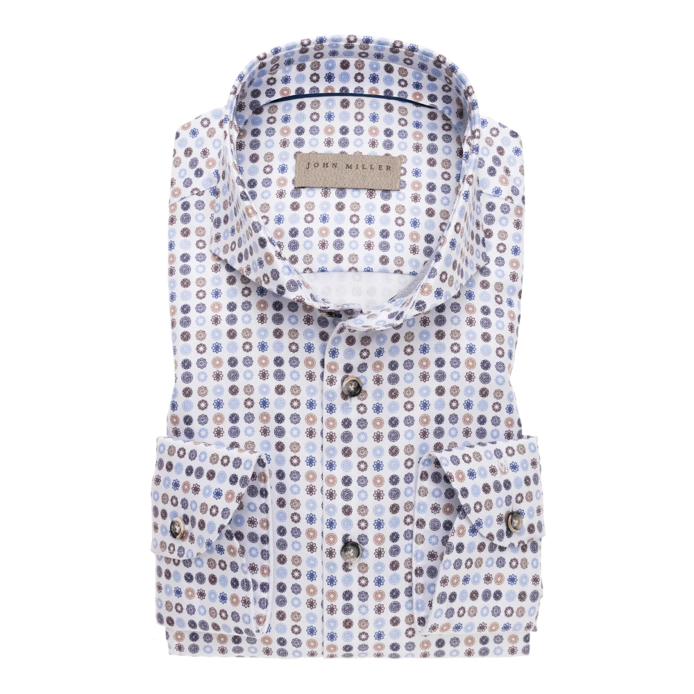 John Miller Grijze Business Overhemd Jurk Multicolor Heren