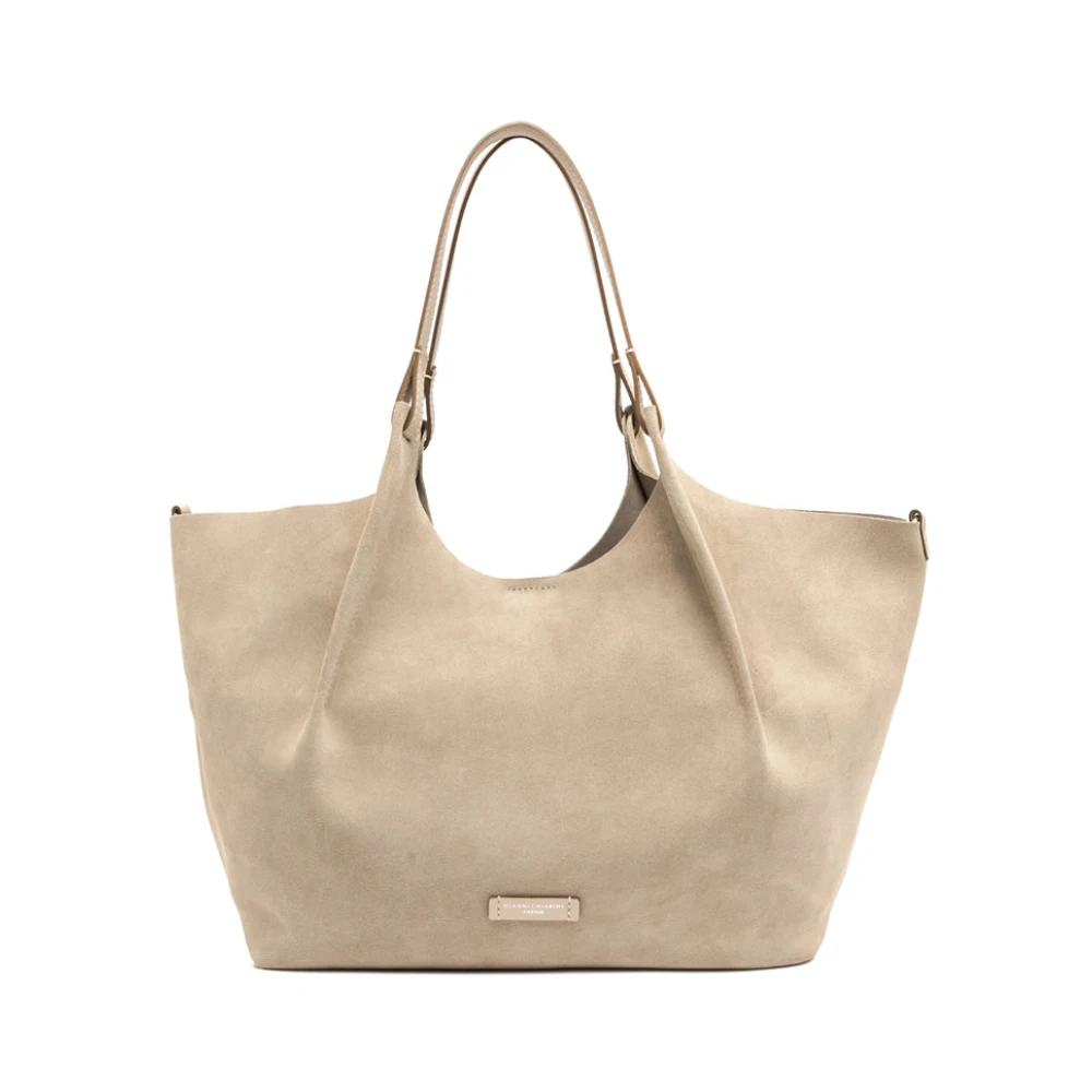 Gianni Chiarini Women's Beige Shopping Bags, One Size, Dua Tote Bag