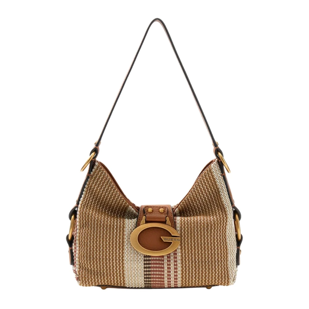 Guess Women's Brown Shoulder Bags, One Size, Camden Shoulder Bag