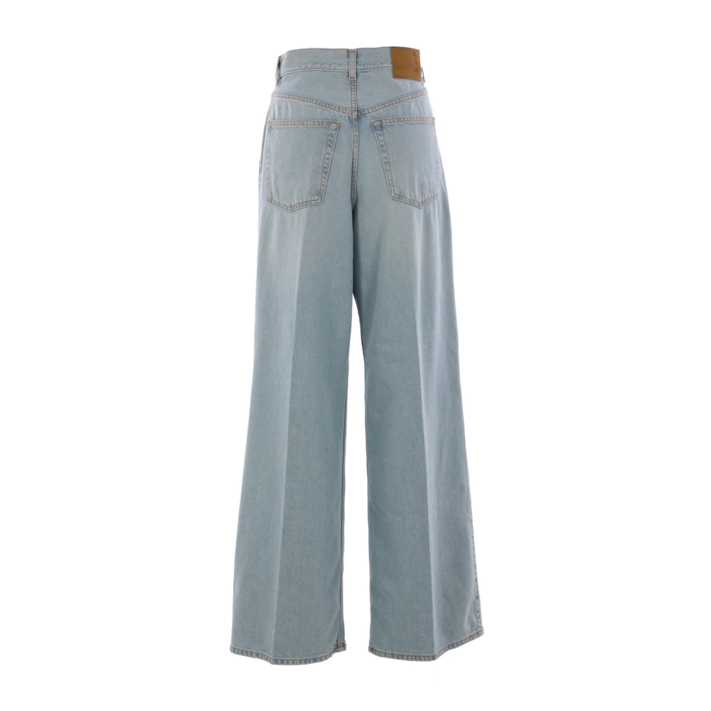 Haikure Wide Leg Jeans Blue Dames