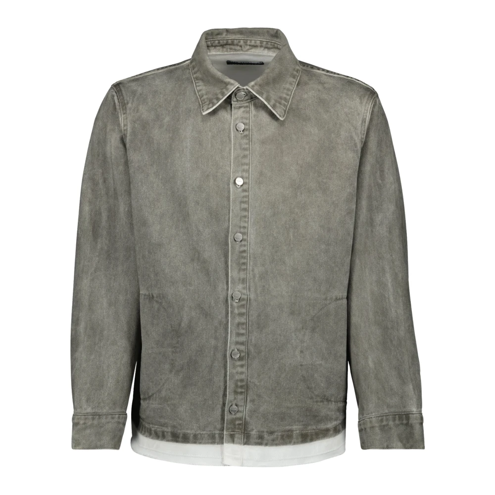 Iro Herren Grau Es Denim-Hemd Frühling-Sommer 2025