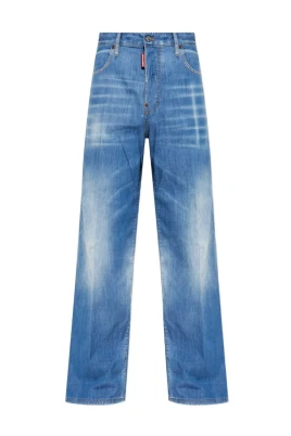 Jeans med blekt effekt