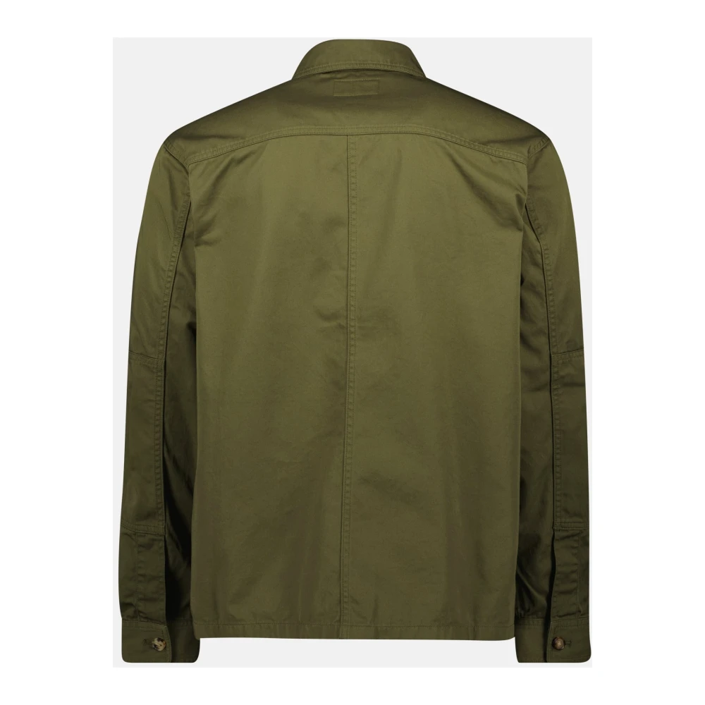 Saint Laurent Cotton Overshirt Green Heren