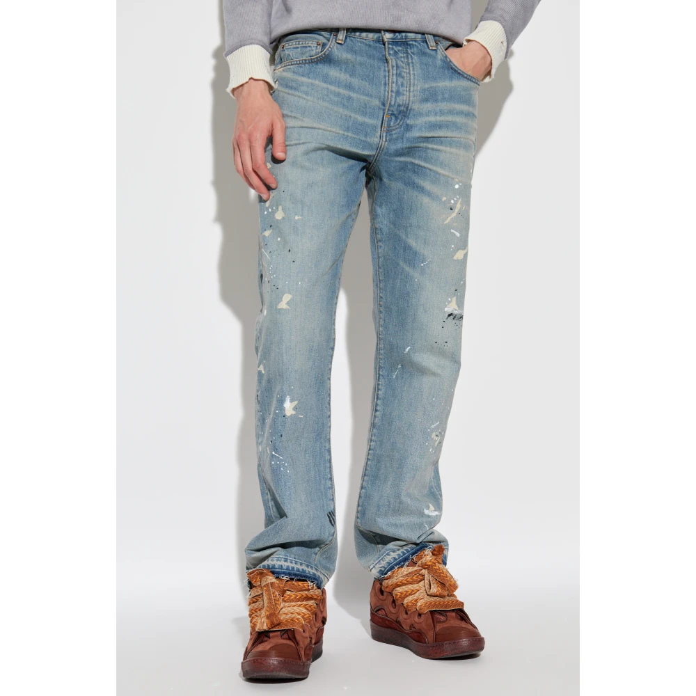 Amiri Jeans met rechte pijpen Blue Heren