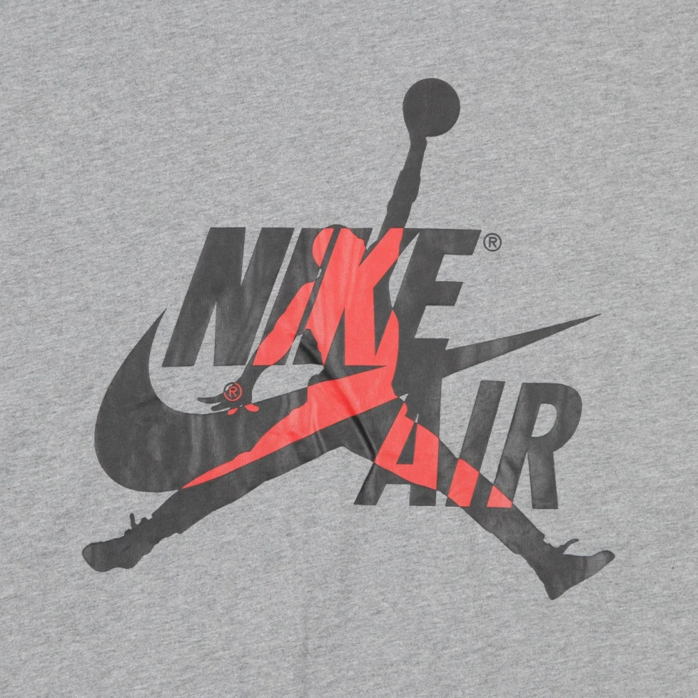 Jordan Klassieke Crew Heren T-shirt Gray Heren