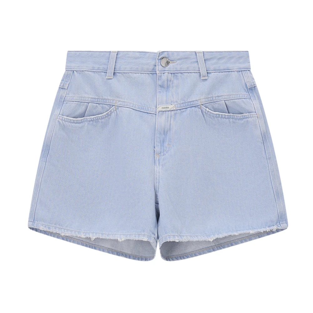 Closed Vrouw Blauw Korte Broeken Dames, W24, Denim, Denim Shorts