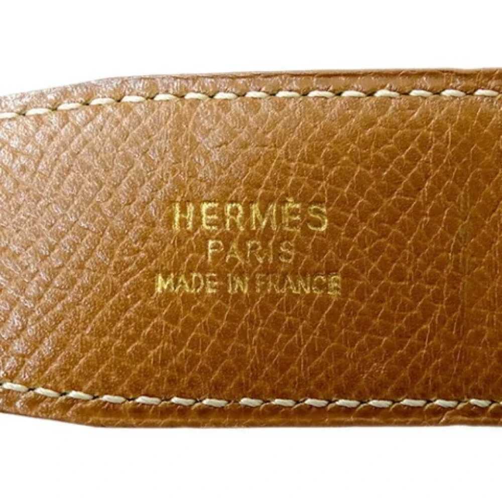 Hermès Vintage Pre-owned Leather belts Brown Dames