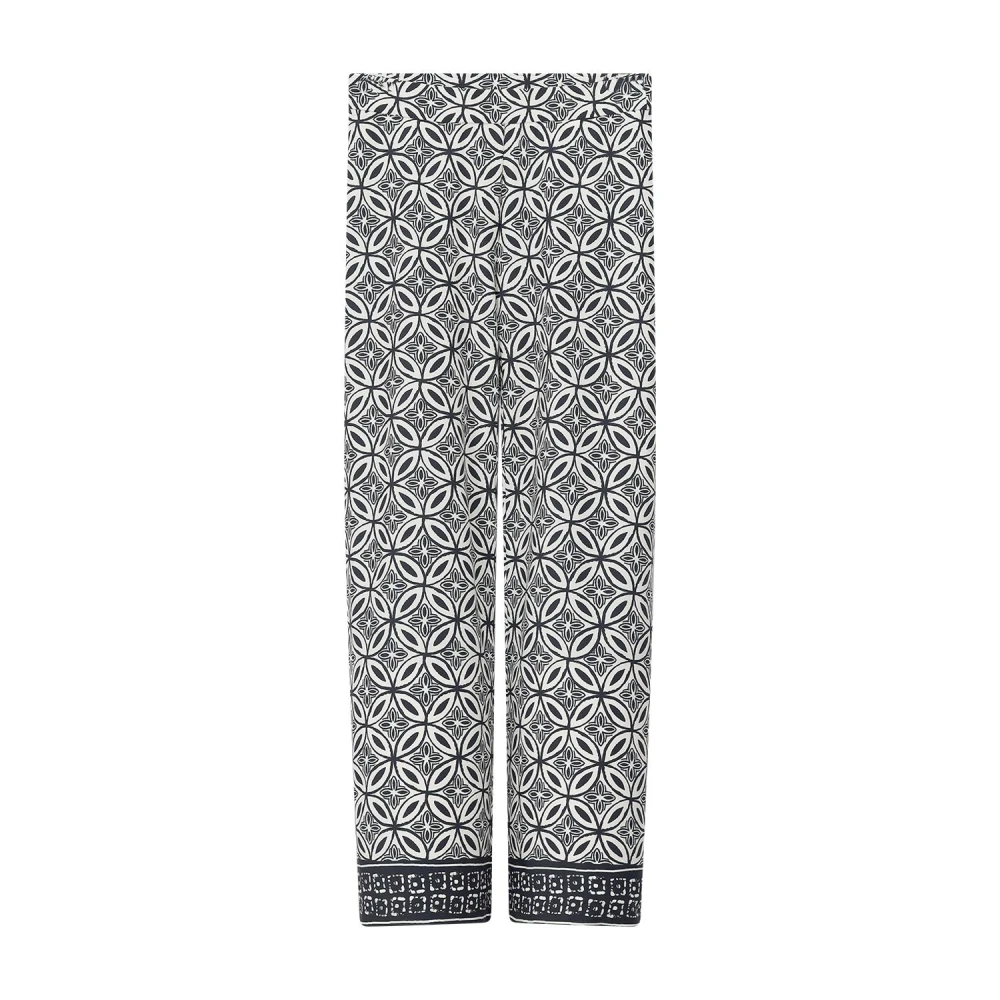 Cambio Women's Multicolor Wide Trousers, Xs L32, Wide Trousers