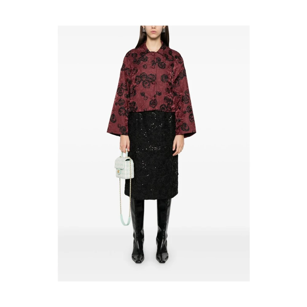 BAUM UND PFERDGARTEN Zwarte Upcycled Rok Black Dames