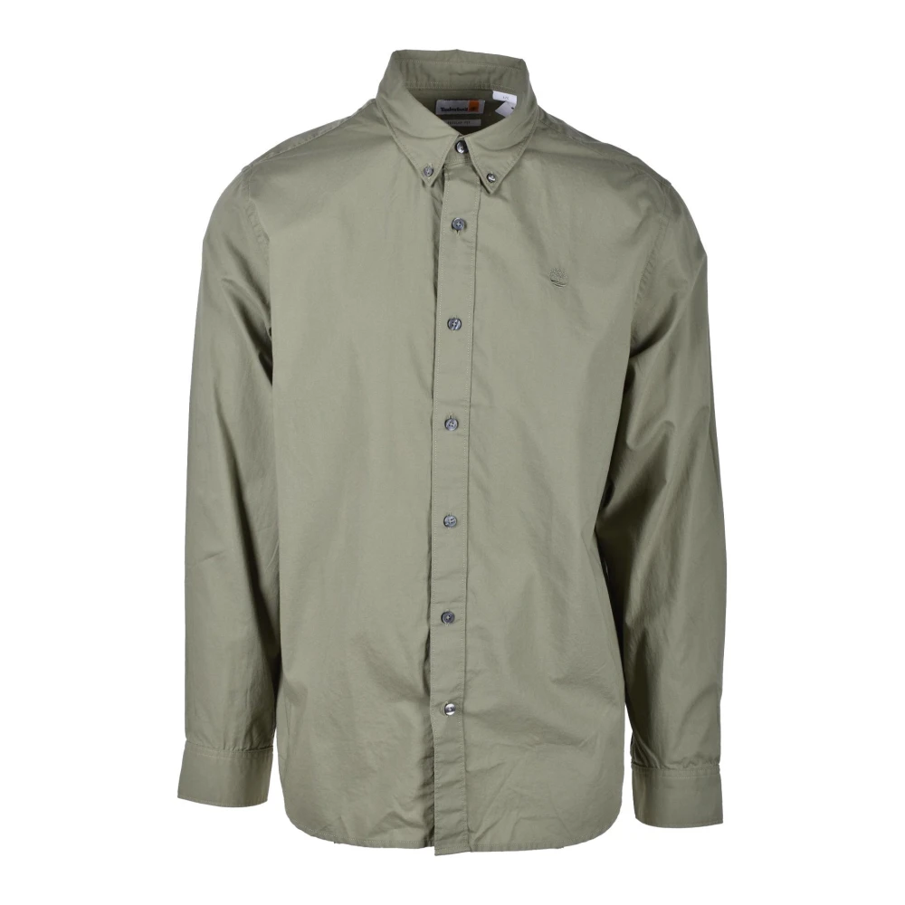 Timberland Katoenen Overhemd Green Heren
