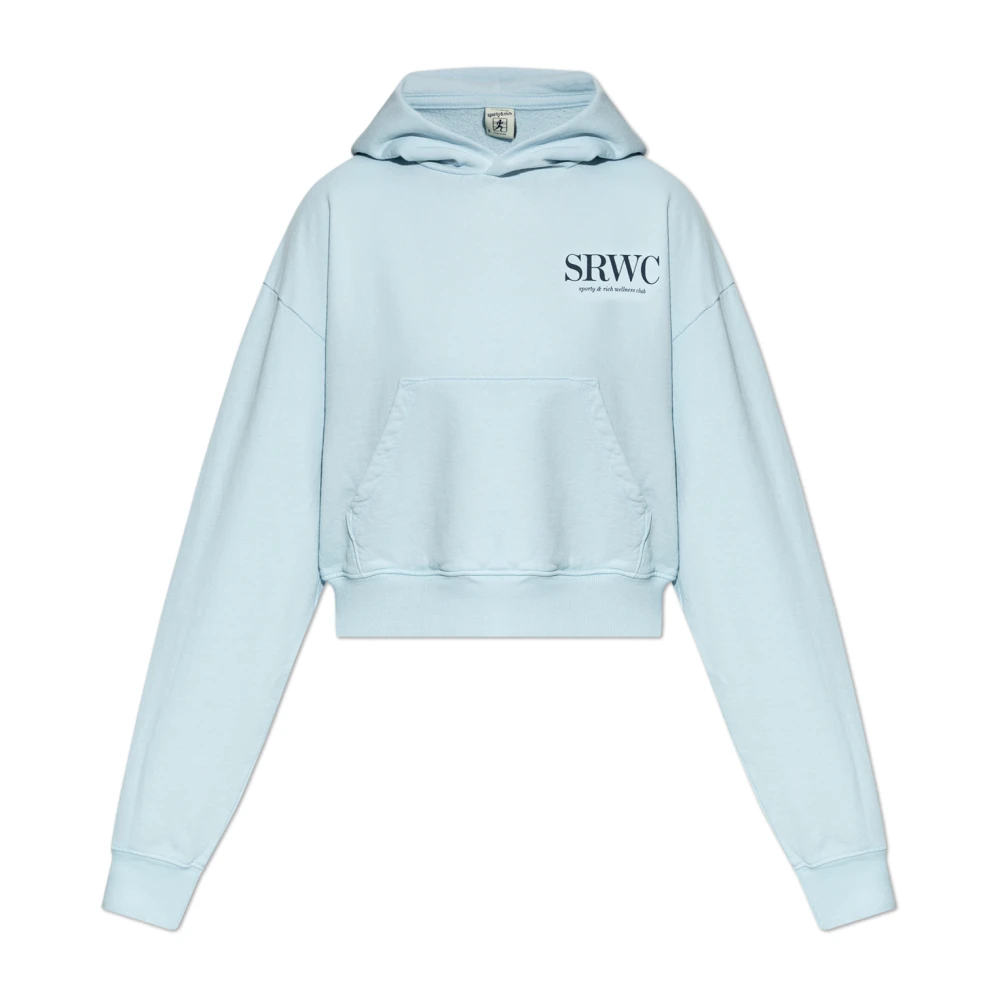 Sporty & Rich Sweatshirt uit de Upper East Side collectie Blue Dames