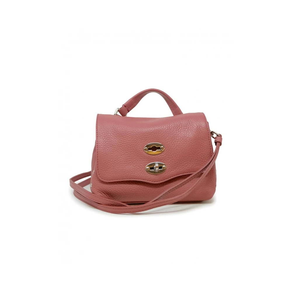 Zanellato Roze Leren Handtas Aw24 Pink Dames