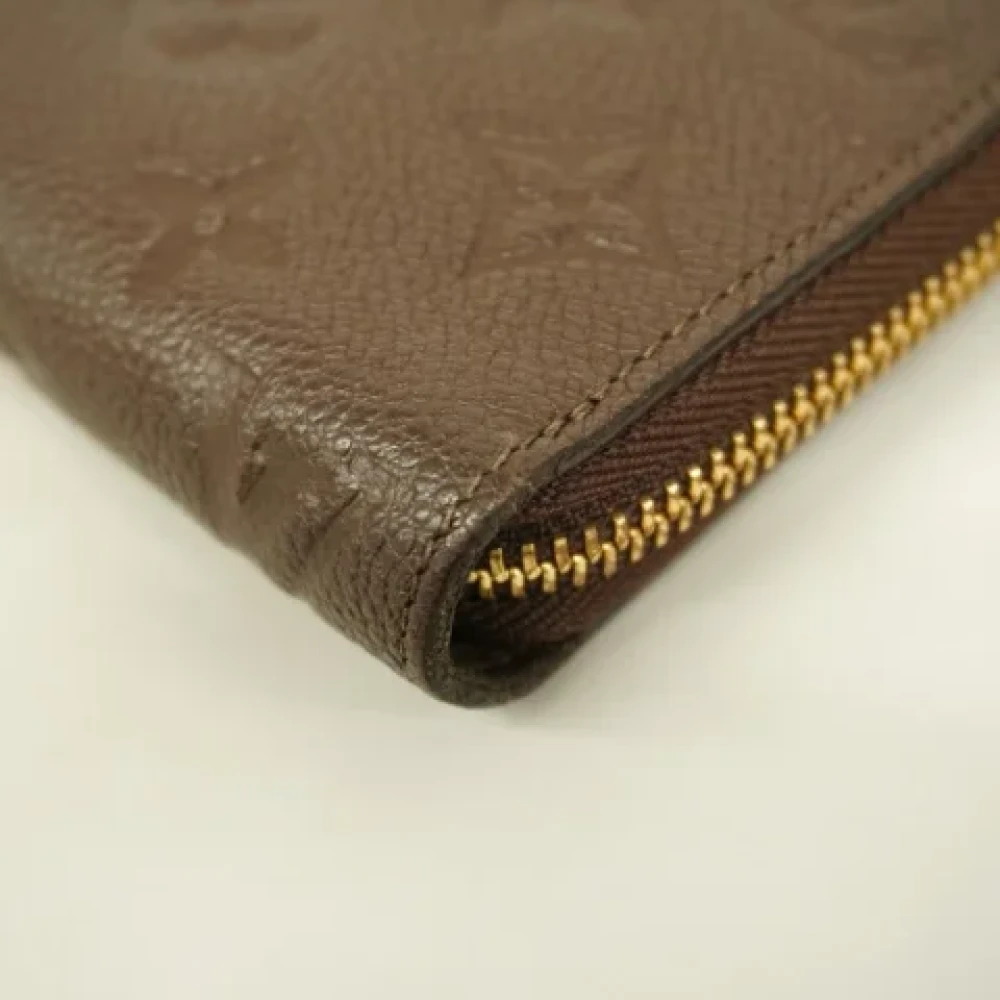 Louis Vuitton Vintage Pre-owned Fabric wallets Brown Dames