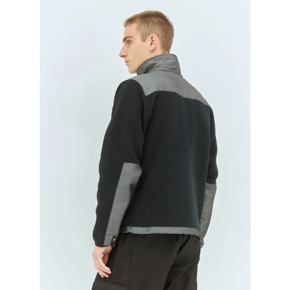 The North Face Retro Denali Jack met Ruit- en Fleecepanelen Black Heren