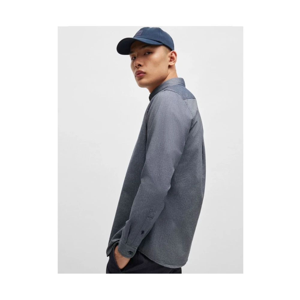 Hugo Boss Stijlvolle Shirt voor Mannen Blue Heren