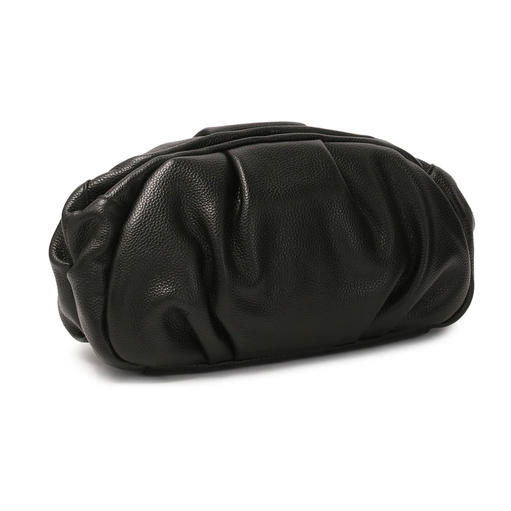 Kazar Zwarte leren clutch handtas Black Dames