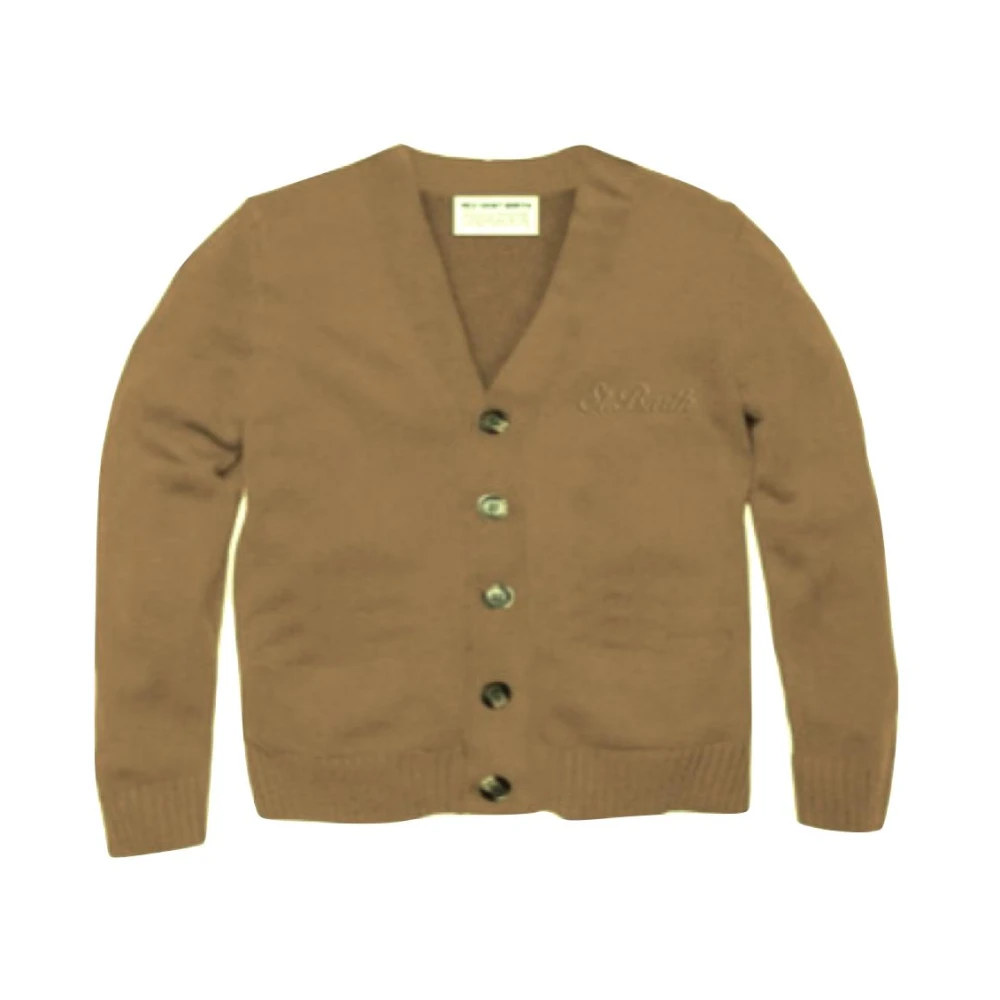 MC2 Saint Barth Kasjmier Cardigan voor Mannen Brown Heren