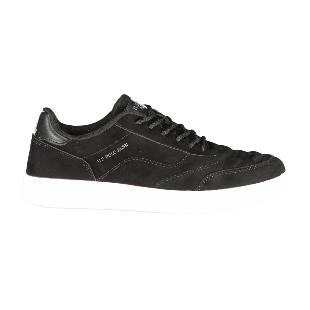 U.s. Polo Assn. Women's Black Sneakers, 5 Uk, Sporty Shoe