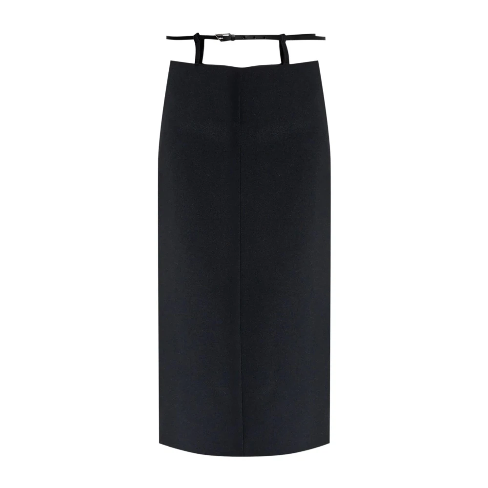 The Attico Zwarte Rokken Aw24 Damesmode Black Dames