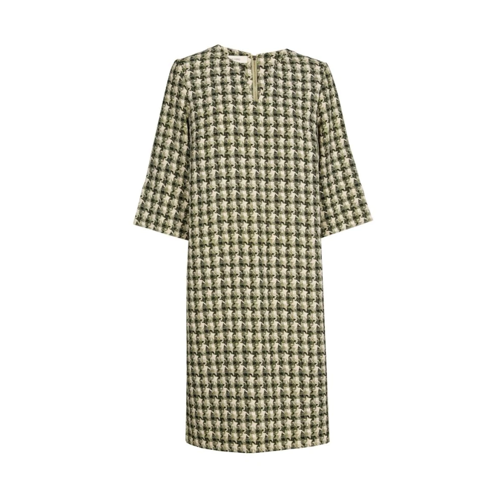 Marie Méro Multicolor V-hals Jurk voor veelzijdige gelegenheden Green Dames