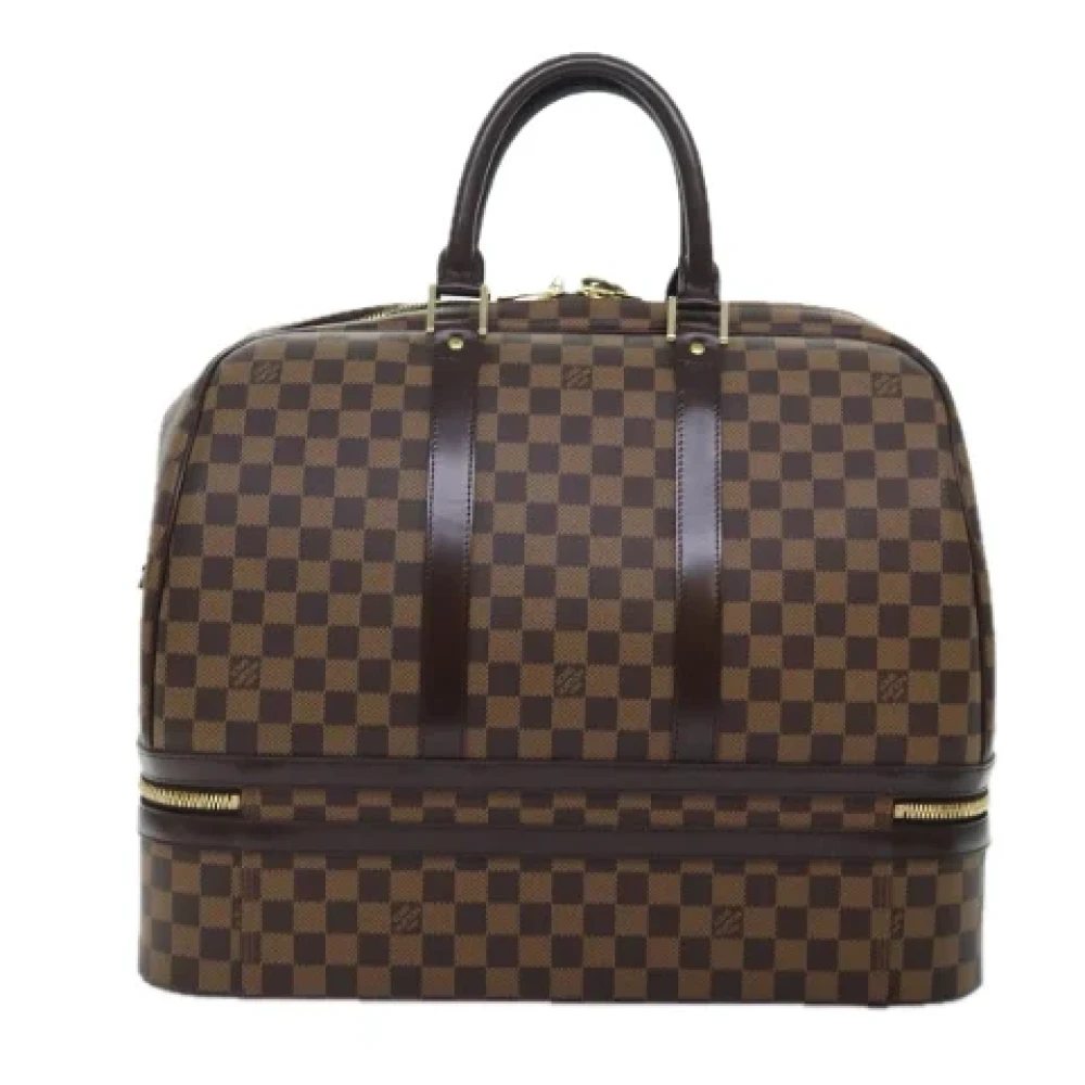 Louis Vuitton Vintage Pre-owned Canvas travel-bags Brown Dames