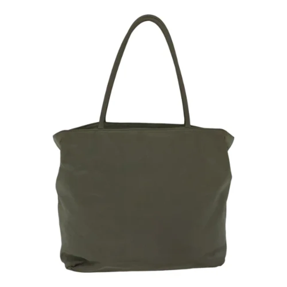 Prada Vintage Pre-owned Fabric totes Green Dames