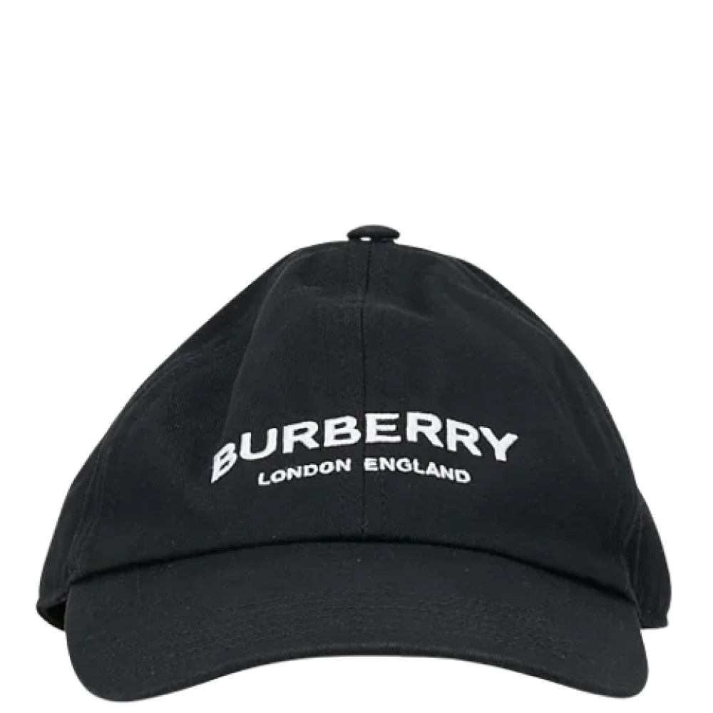 Burberry Vintage Pre-owned Nylon hats Black Dames