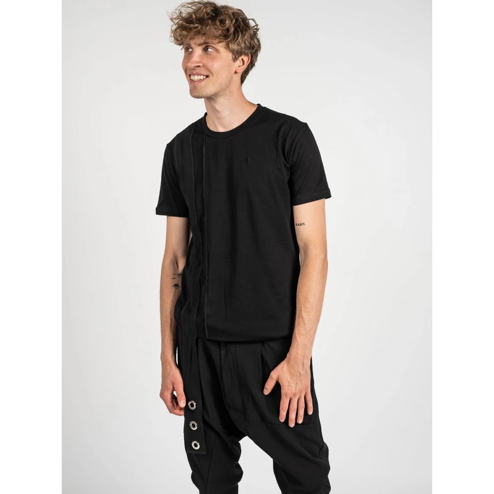 La Haine Inside Us Stijlvolle Katoenen T-shirt Black Heren