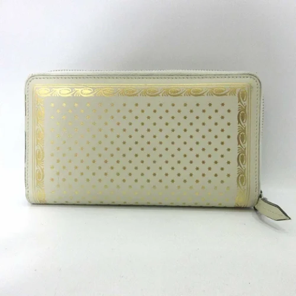 Gucci Vintage Pre-owned Leather wallets White Dames