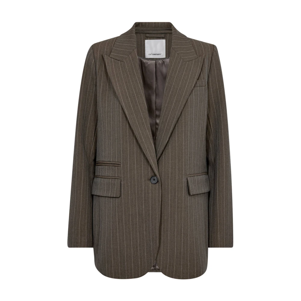 Co'Couture Single Pin Blazer in stijl 30280 Brown Dames