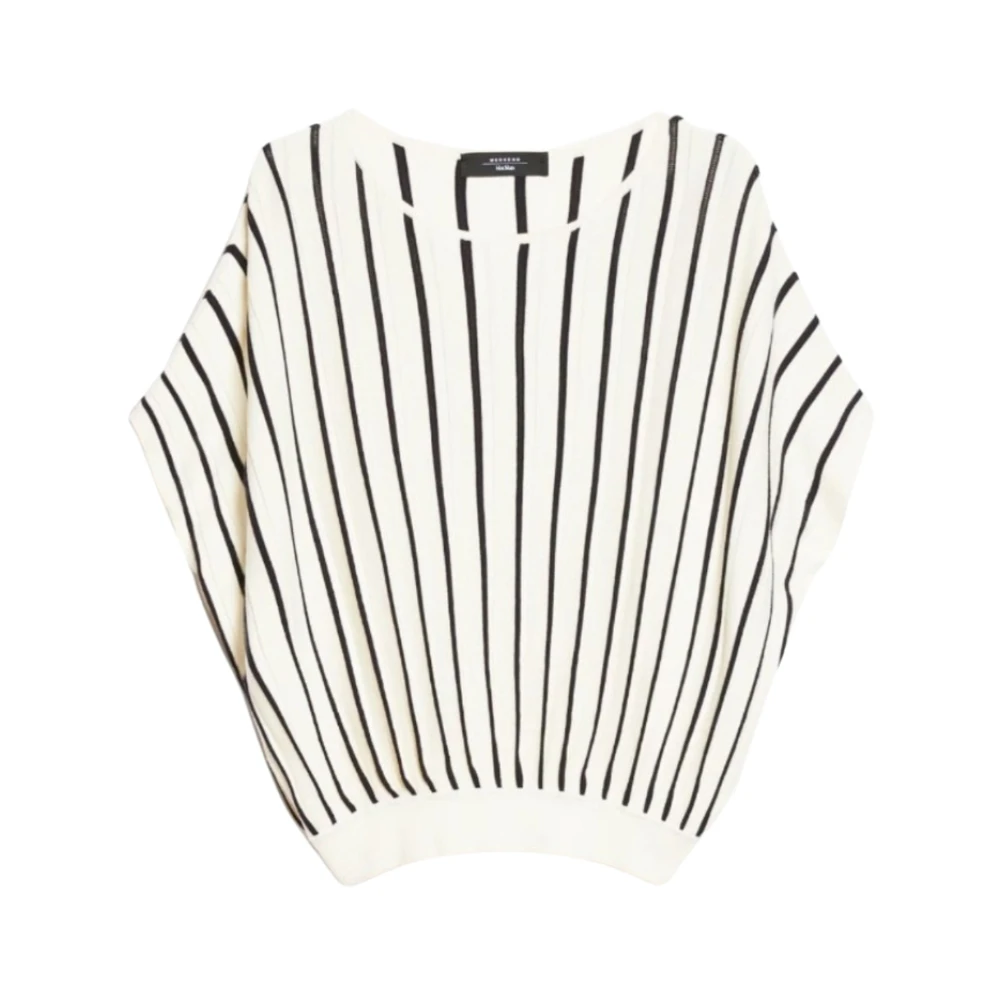 Max Mara Stijlvolle Pegola Top White Dames