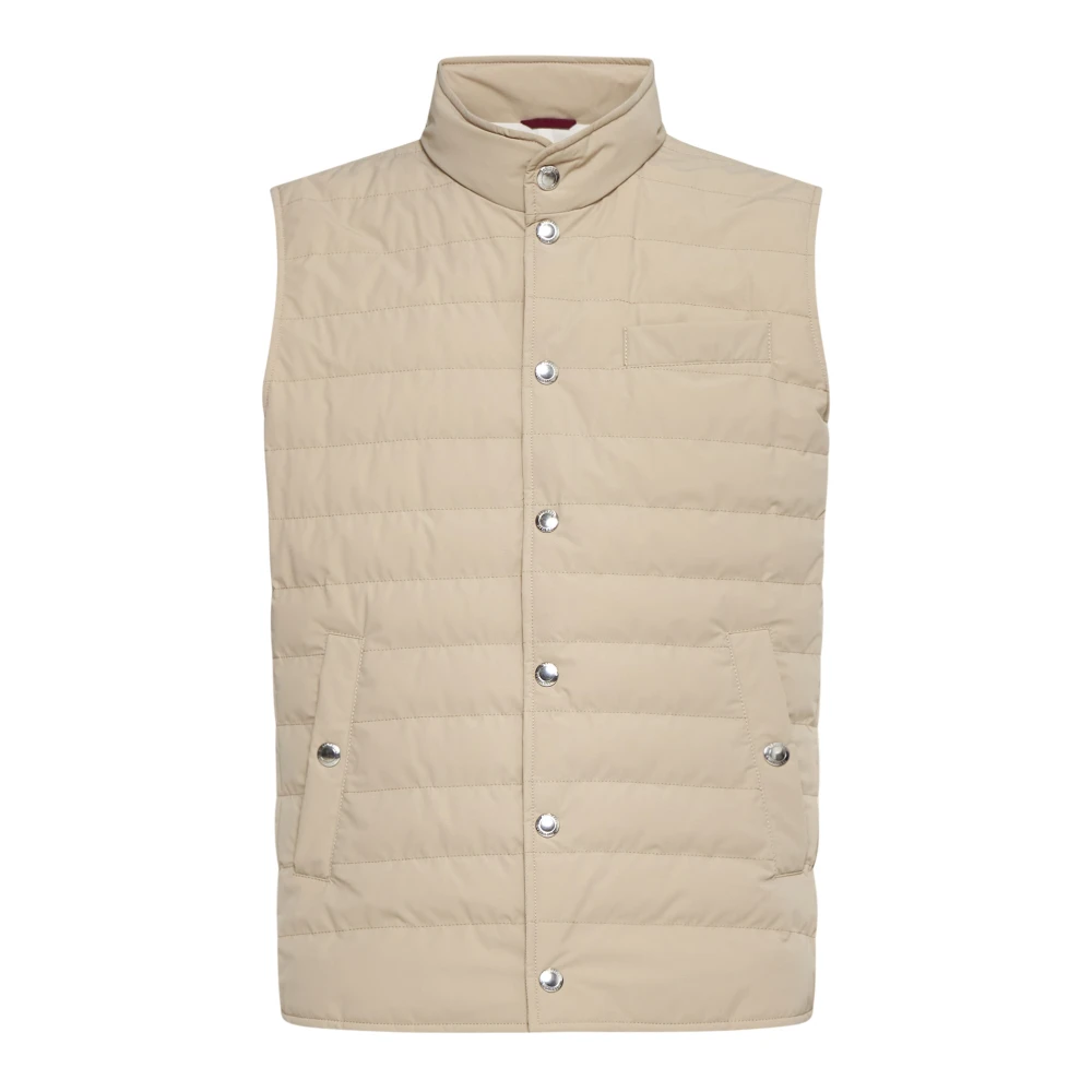 BRUNELLO CUCINELLI Luxe Wollen Jassen Beige Heren