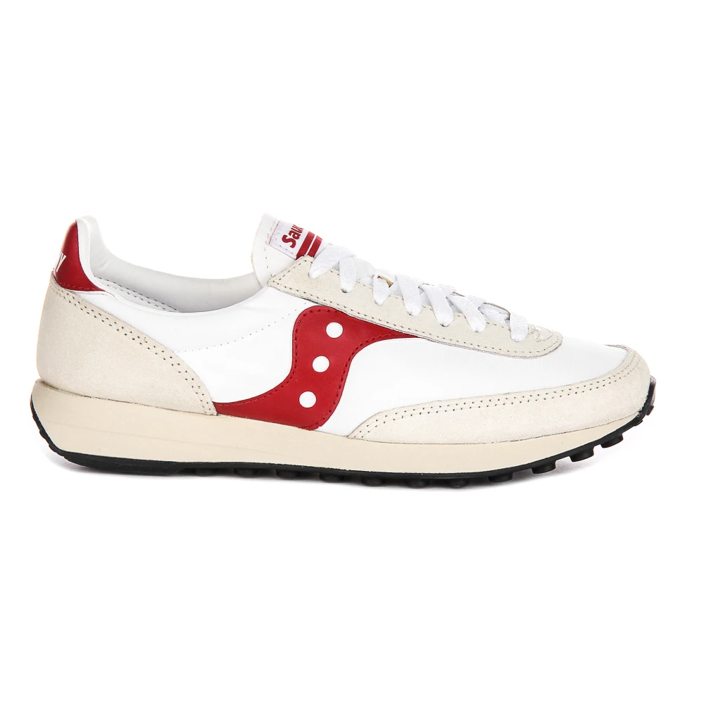 Saucony White Sneakers, Male, 10 1/2 Uk, Red Unisex Sneaker Trainer 80