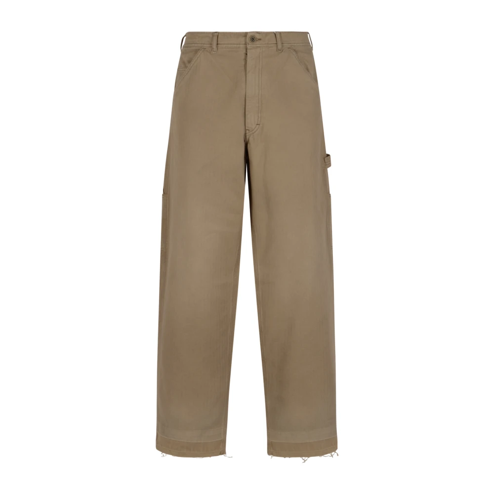 Maison Margiela Men's Beige 5 Pocket Pants