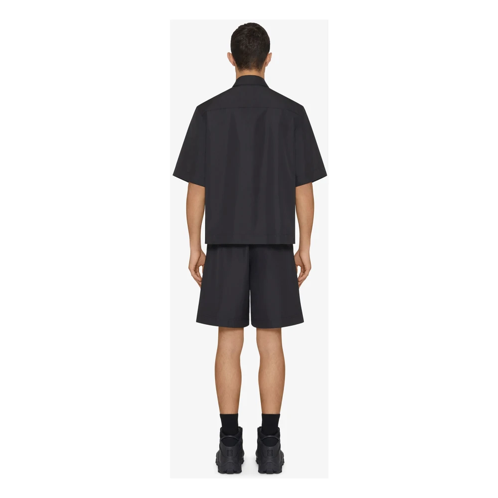 Givenchy Casual Shirt met Rits Black Heren