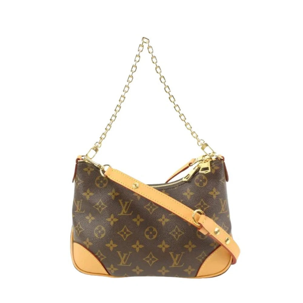 Louis Vuitton Vintage Förägda Canvas louis-vuitton-väskor Brown, Dam