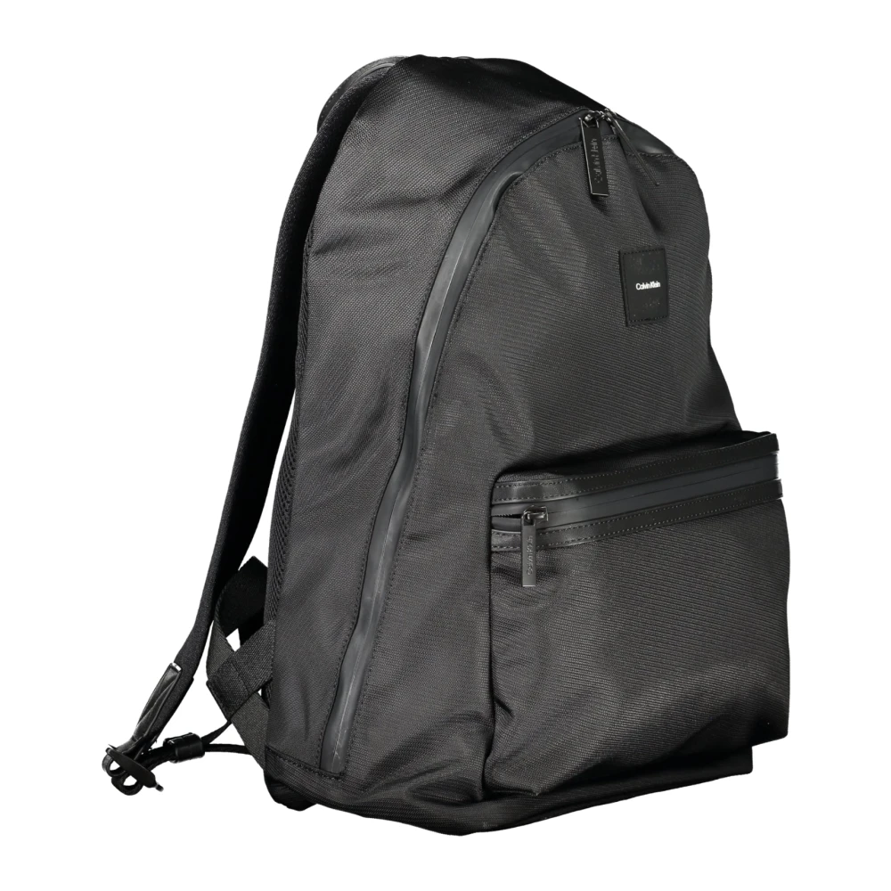 Calvin Klein Zwarte heren rugzak met laptopvak Black Heren