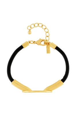 Lyxig Diagonal Läderarmband