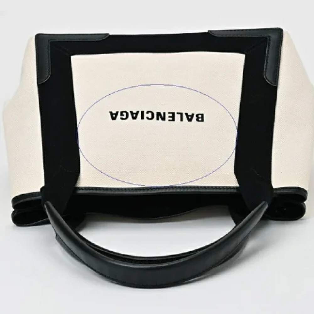 Balenciaga Vintage Pre-owned Canvas handbags White Dames