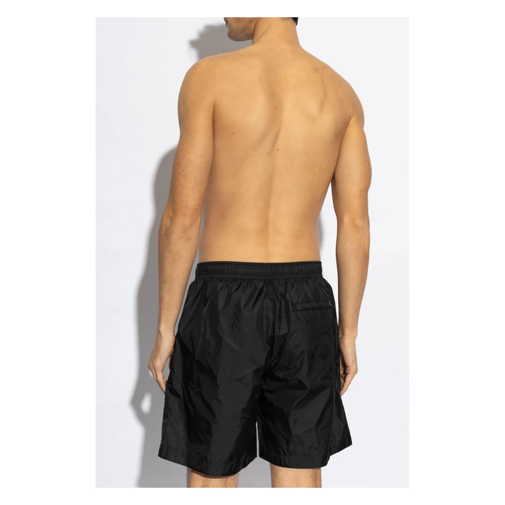 Givenchy Black Sea Zwemshorts met Elastische Tailleband Black Heren