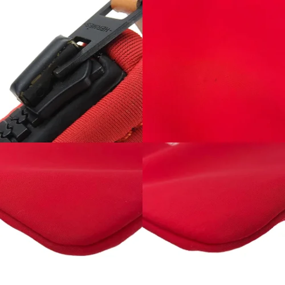 Hermès Vintage Pre-owned Plastic clutches Red Dames