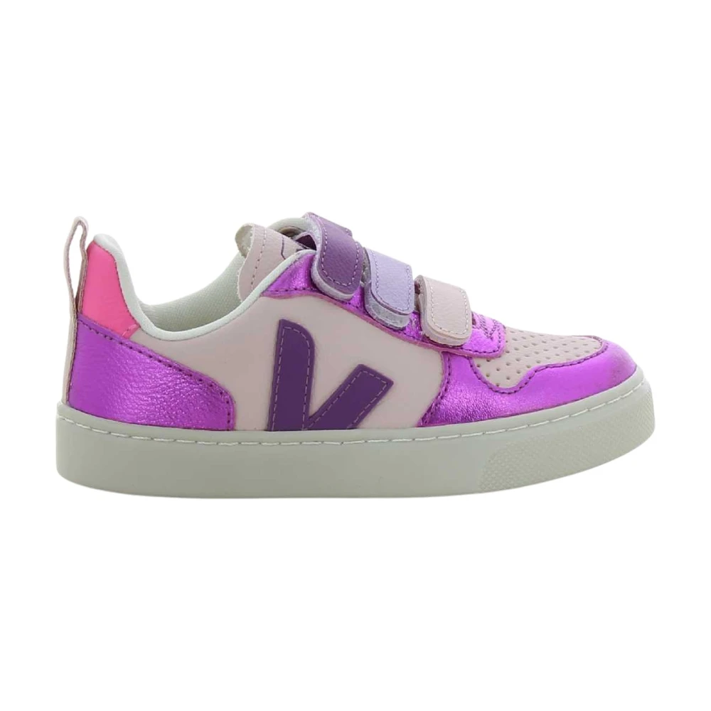 Veja Barn Sneakers Fuchsia V-10 Pink, Unisex