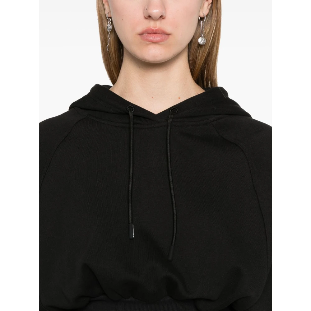 adidas by stella mccartney Cropped Hoodie Black Dames