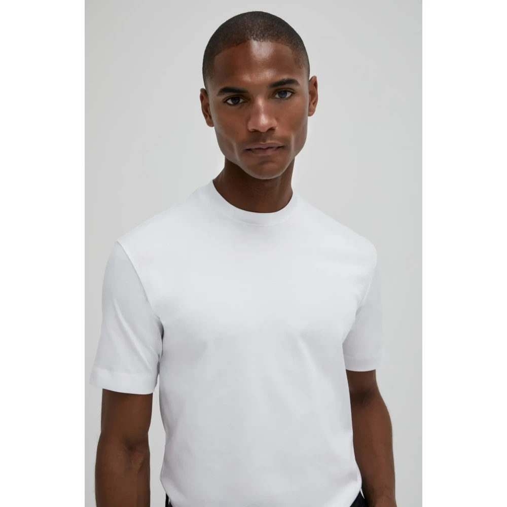 Valenza Interlock Supima T-shirt in wit White Heren