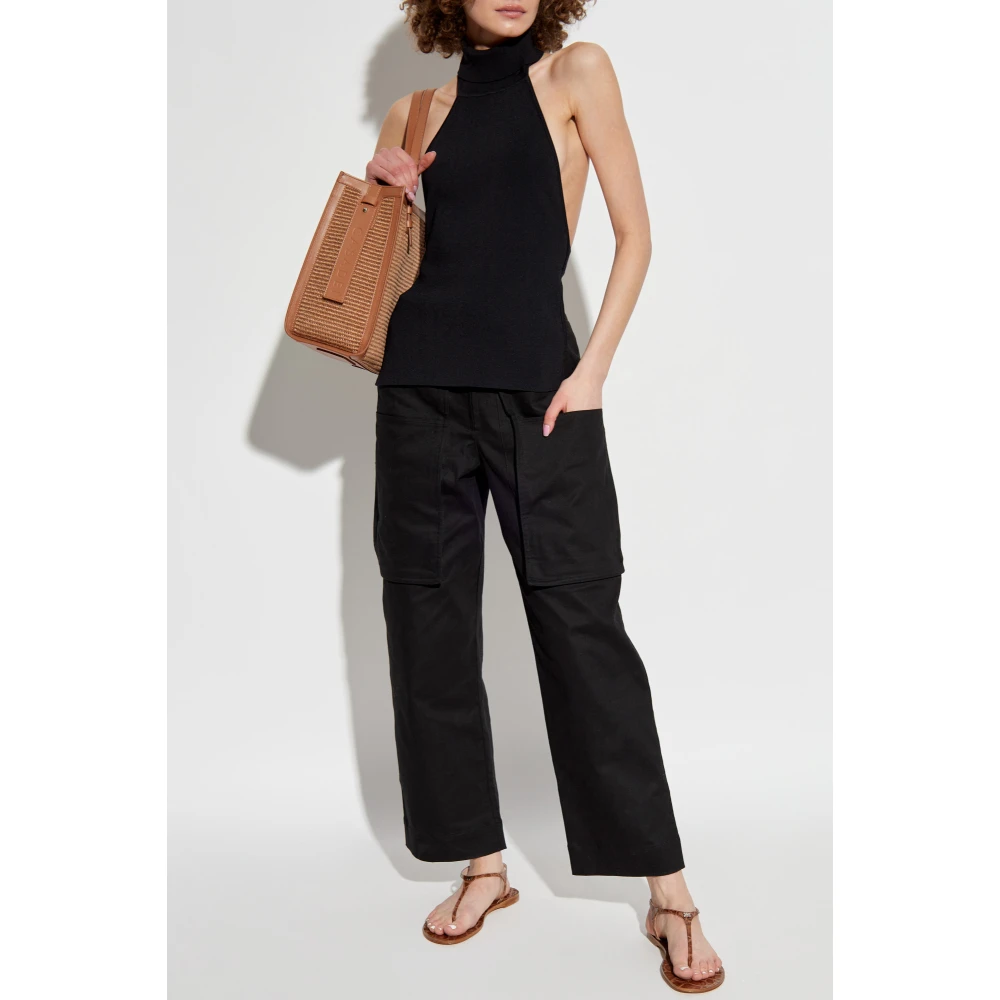 Cult Gaia Top Wake Black Dames