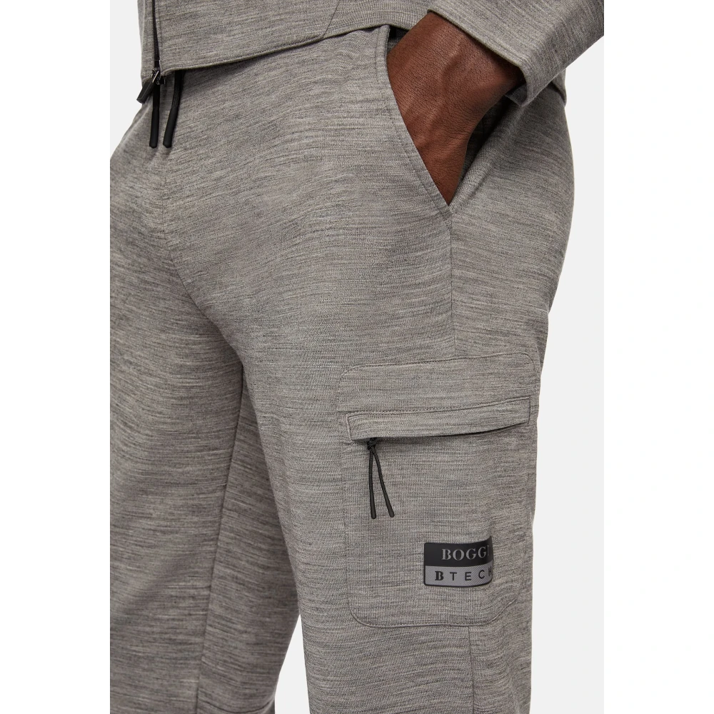 Boggi Milano Lichtgewicht Scuba Broek van Wolmix Gray Heren