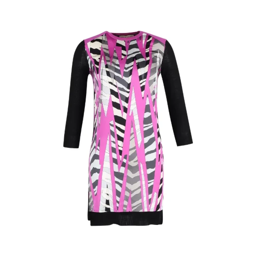 Emilio Pucci Pre-owned Silk dresses Multicolor Dames