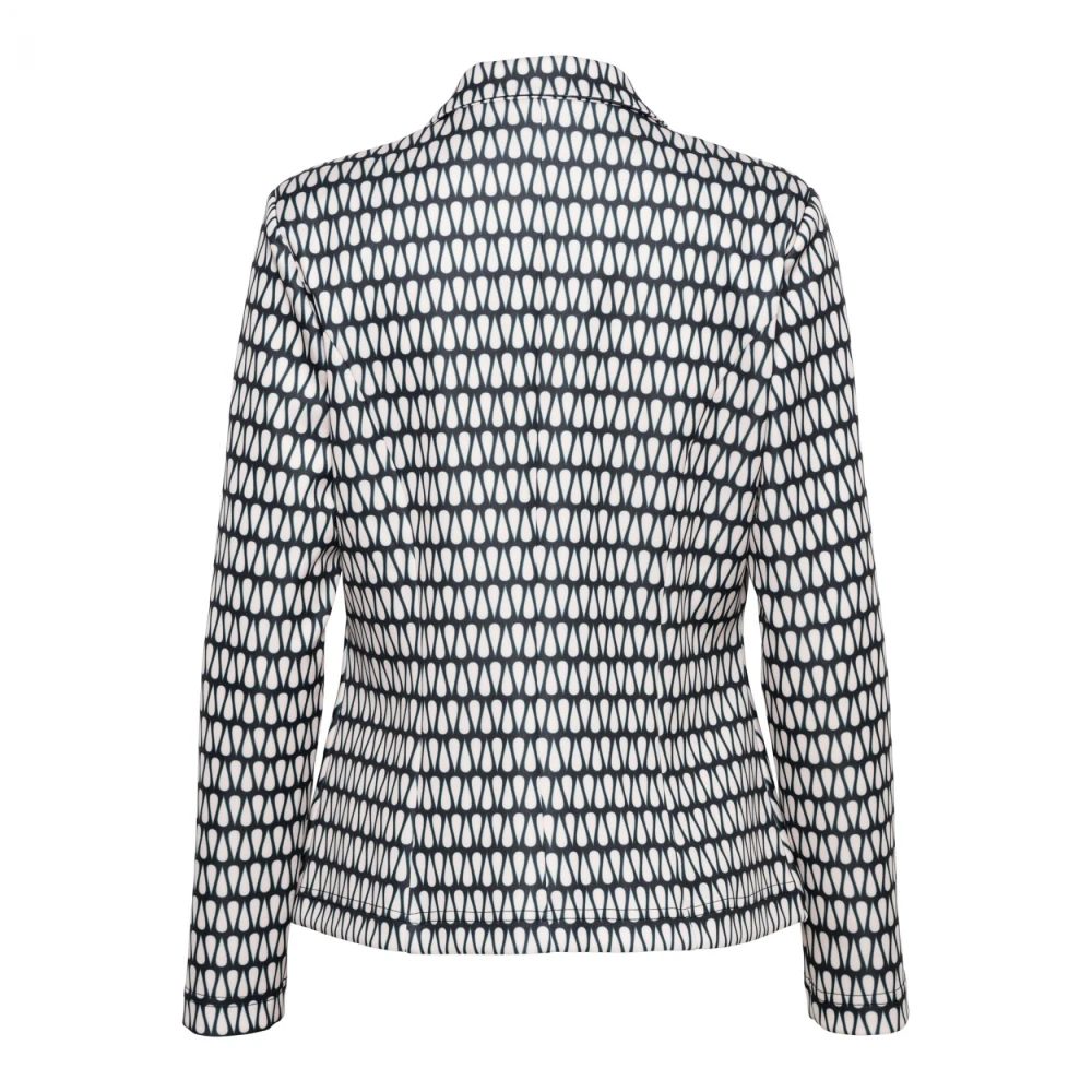 &Co Woman Zwart Multi Blazer Dakota Drop Black Dames