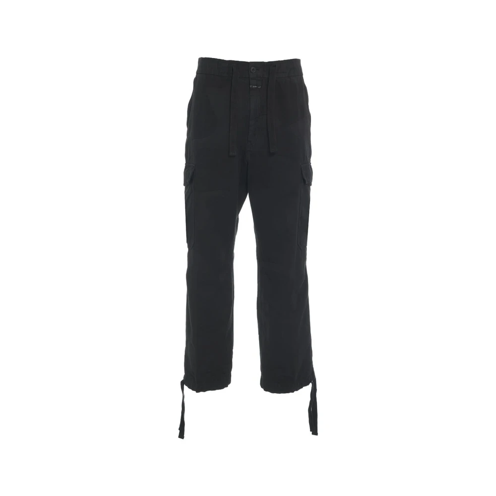 Closed Cargo Broek Newport Wide Black Heren